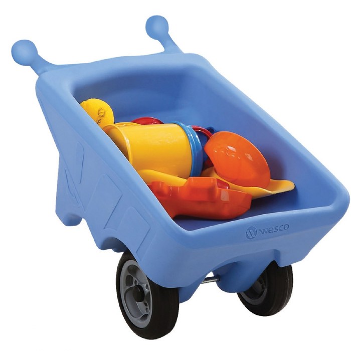 Alternate Image #1 of Small Wheelbarrow in Blue