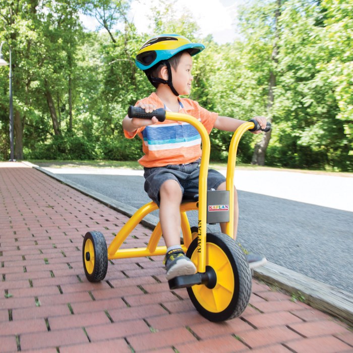 Alternate Image #1 of Kaplan 12" Get Movin' Trike - Yellow