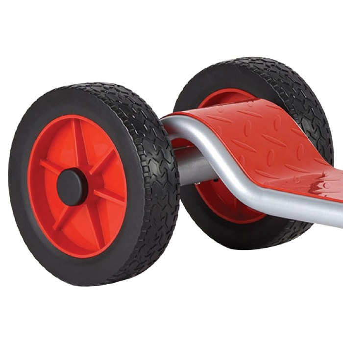 Alternate Image #1 of Smooth Rider 3-Wheel Scooter - Red/Silver
