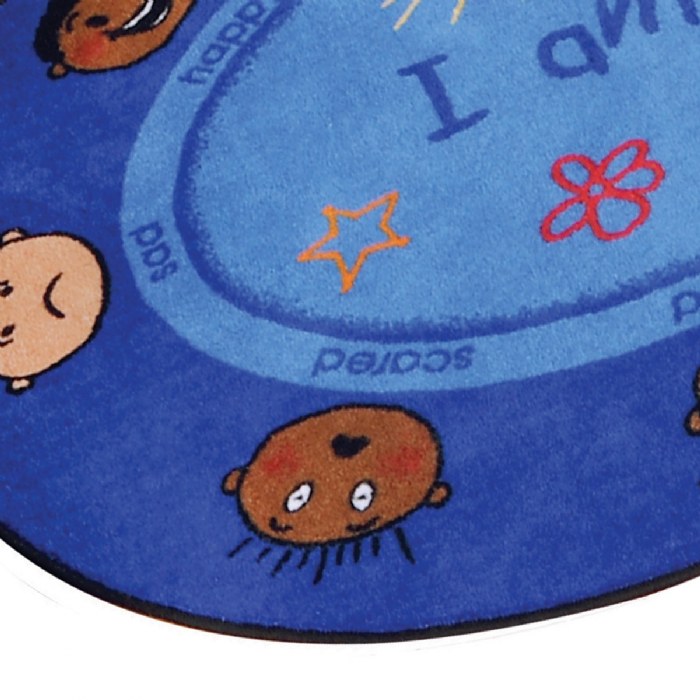 Alternate Image #1 of My Feelings Carpet - 4' x 6' Oval