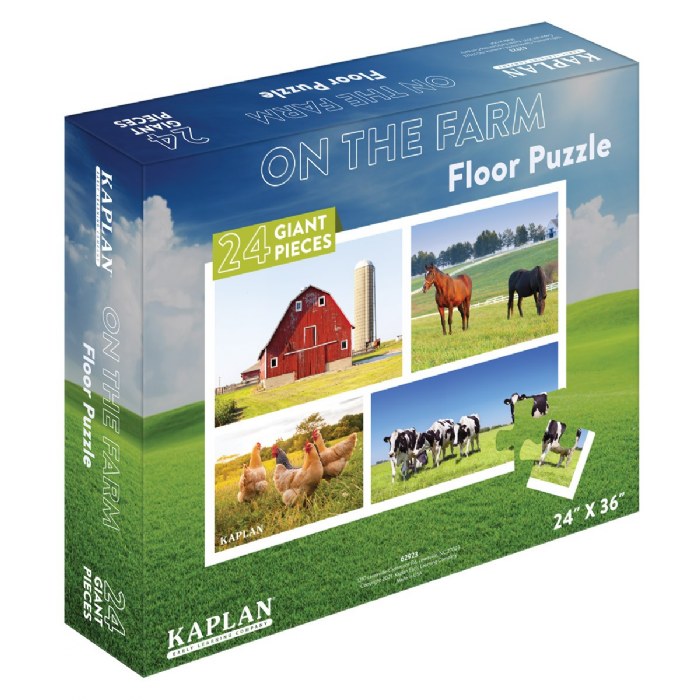 Alternate Image #1 of On the Farm Floor Puzzle - 24 Pieces