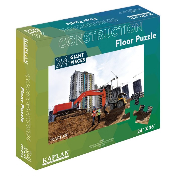 Alternate Image #1 of Construction Floor Puzzle - 24 Pieces