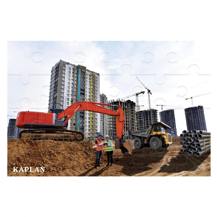 Primary Image of Construction Floor Puzzle - 24 Pieces