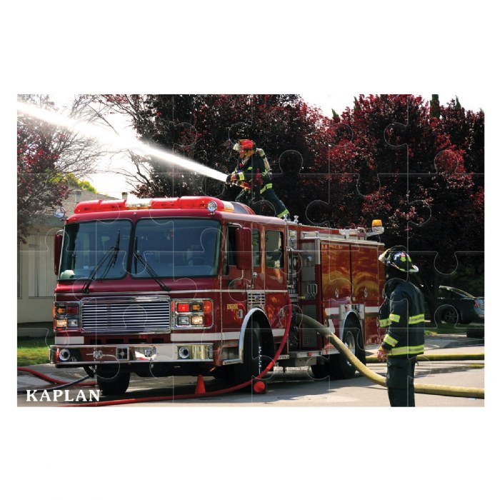 Primary Image of Fire Truck Floor Puzzle - 24 Pieces