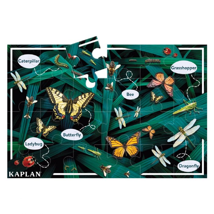 Alternate Image #1 of Insects Floor Puzzle - 24 Pieces