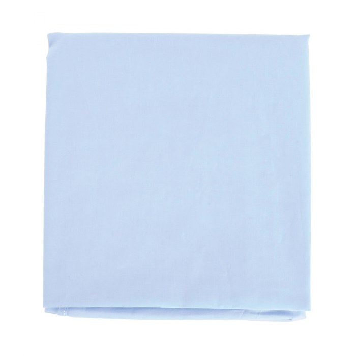 Primary Image of Microfiber Material Compact Size Wrinkle Free Crib Sheets - Blue - Single