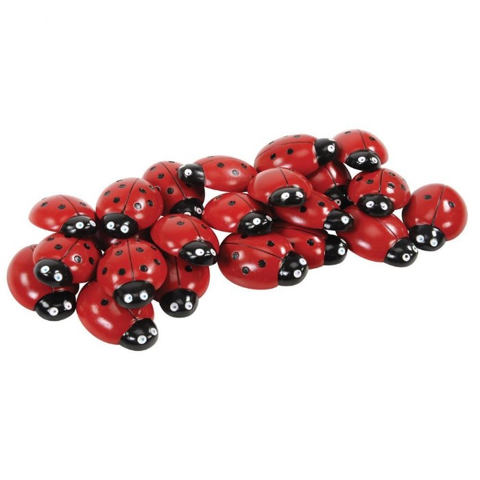 Alternate Image #1 of Ladybug Stones - 22 Pieces