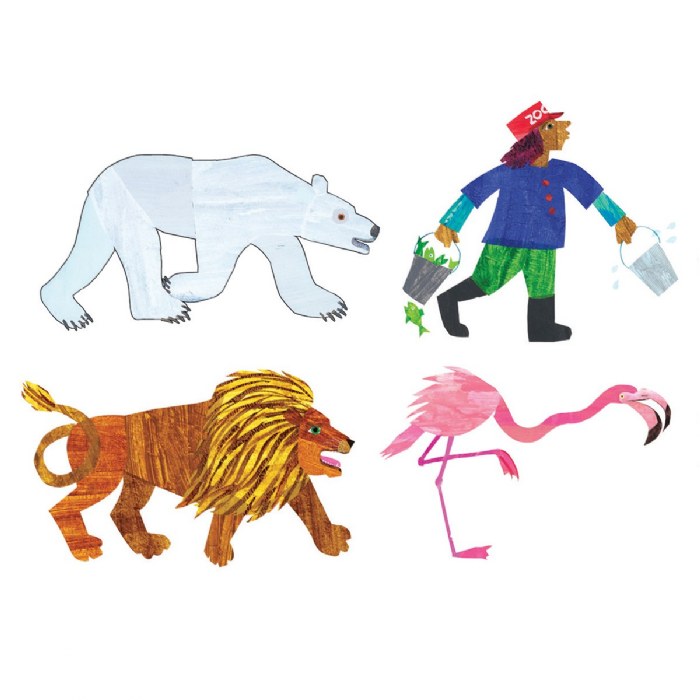 Alternate Image #1 of Polar Bear, Polar Bear, What Do You Hear Felt Set