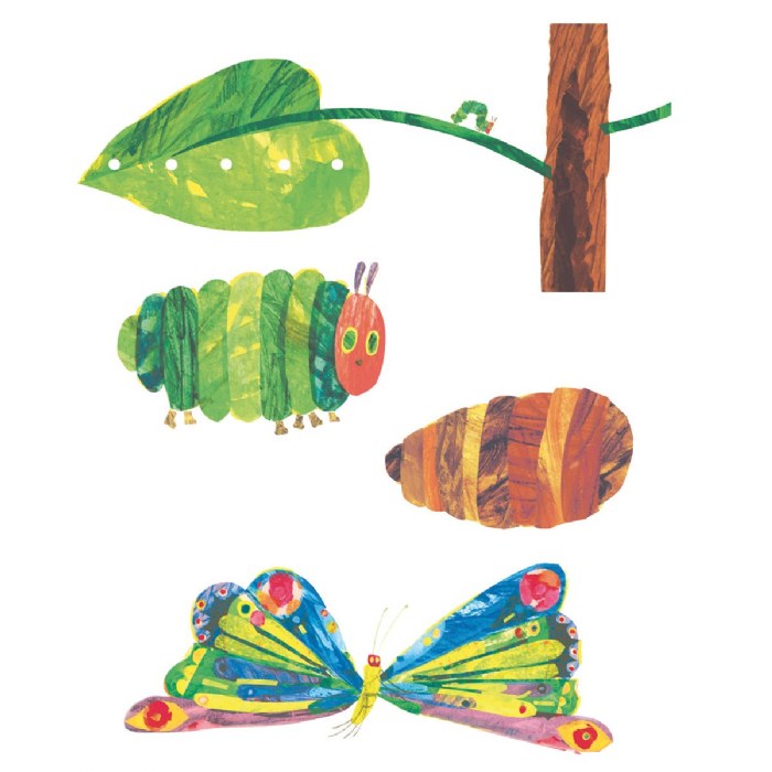 Alternate Image #1 of The Very Hungry Caterpillar Felt Set - 14 Pieces