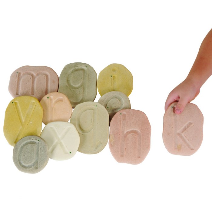 Alternate Image #1 of Feels-Write Lowercase Letter Stones