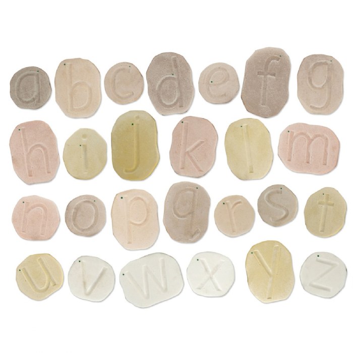 Primary Image of Feels-Write Lowercase Letter Stones