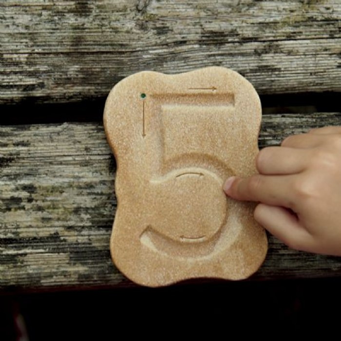 Alternate Image #1 of Feels-Write Number Stones - Numbers 0 - 9