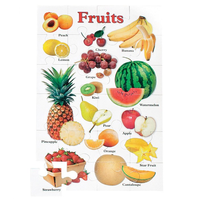 Primary Image of Fruit Floor Puzzle - 24 Pieces