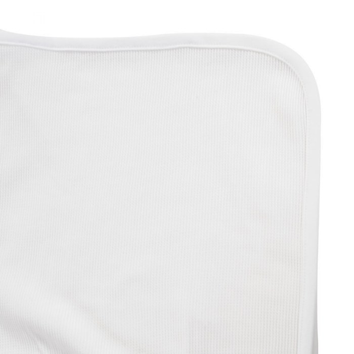 Primary Image of Cotton Thermal Crib Blanket - White - Single