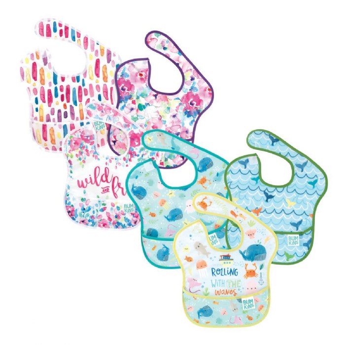 Primary Image of SuperBib&reg; Flip Pocket Waterproof Bib Set - Set of 6
