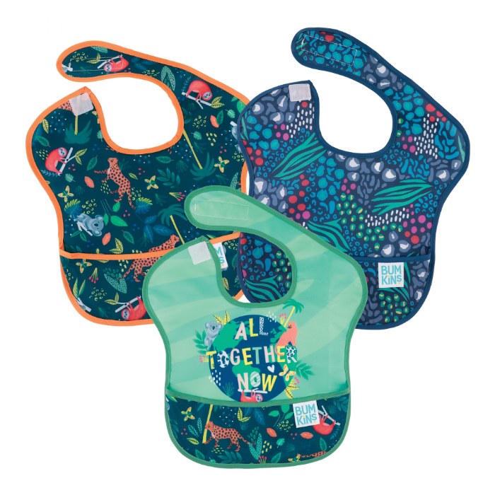 Alternate Image #1 of SuperBib&reg; Flip Pocket Waterproof Bib Set - Set of 6