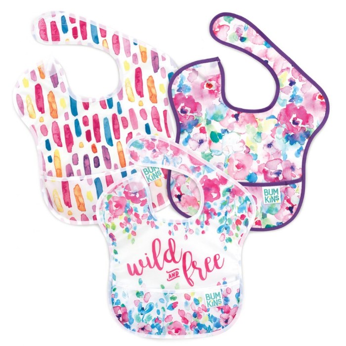 Primary Image of SuperBib&reg; Flip Pocket Waterproof Bib Set - Pink