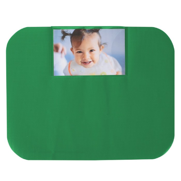 Alternate Image #1 of Personalized Dietary Placemats - Green - Set of 4