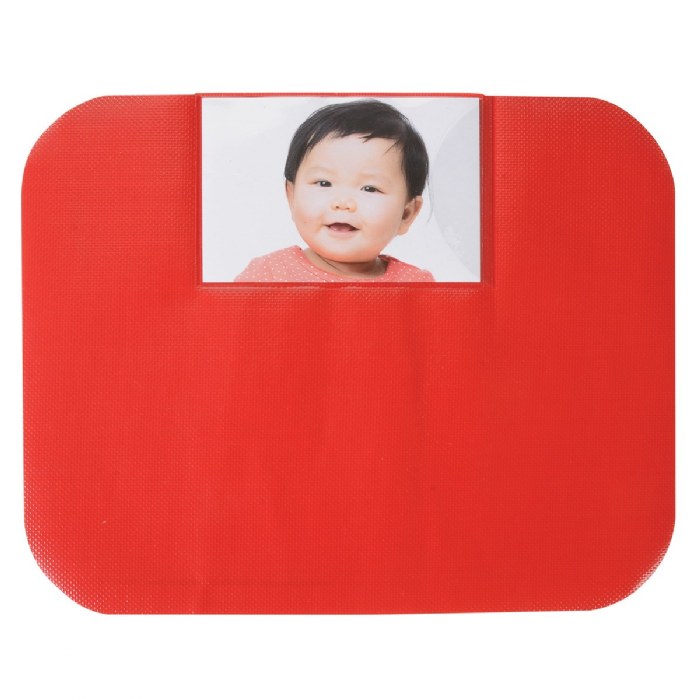 Alternate Image #1 of Personalized Dietary Placemats - Red - Set of 4