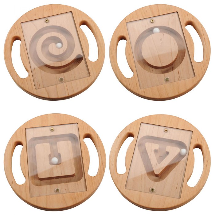 Primary Image of Wooden Mazes - Set of 4