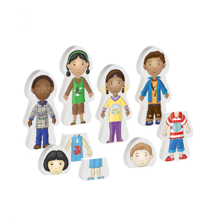 Primary Image of Multicultural Friends Puzzles - Set of 6