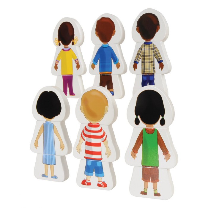 Alternate Image #1 of Multicultural Friends Puzzles - Set of 6