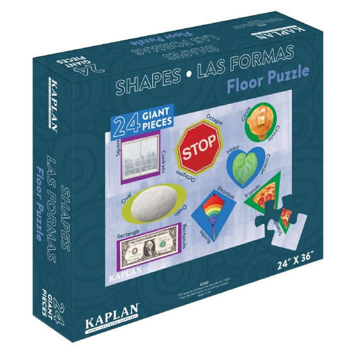 Alternate Image #1 of Spanish & Bilingual 24-Piece Floor Puzzles