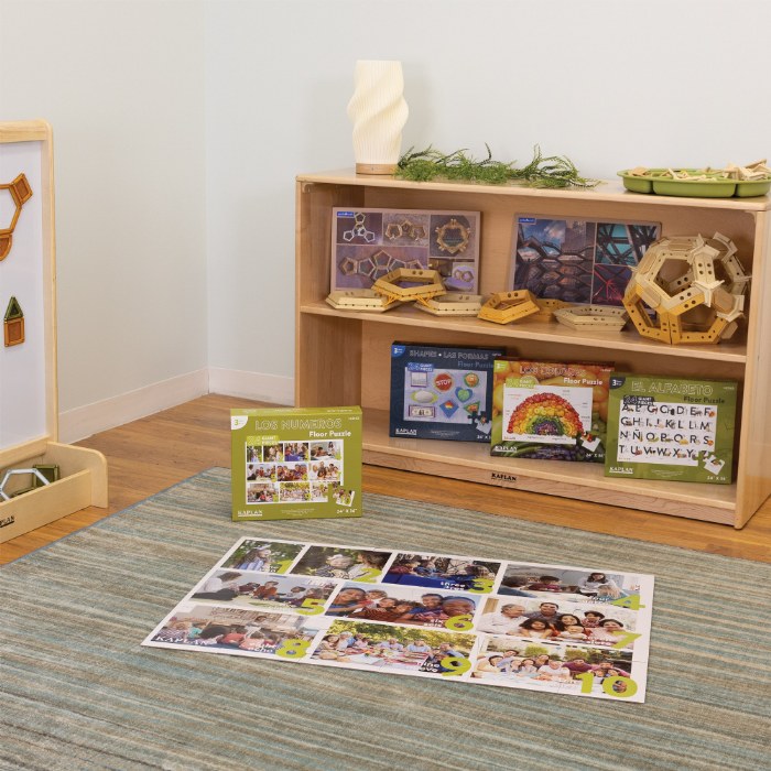 Alternate Image #1 of Numbers - Los Numeros -  Spanish Floor Puzzle - 24 Pieces