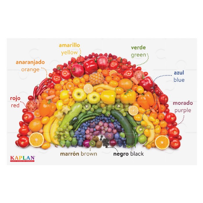 Primary Image of Colors - Los Colores - Bilingual Floor Puzzle - 24 Pieces