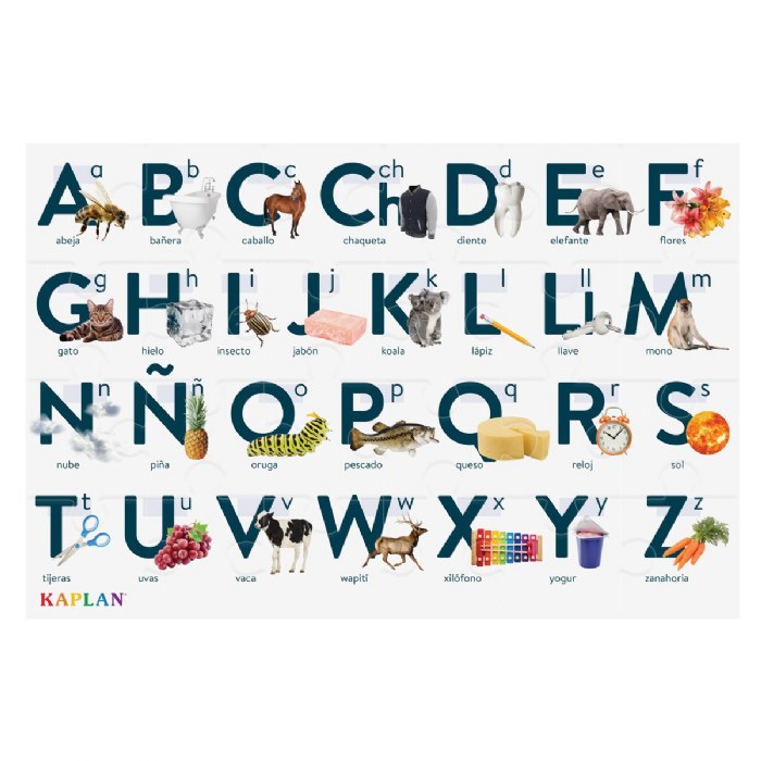 Primary Image of Alphabet - El Alfabeto - Spanish Floor Puzzle - 24 Pieces