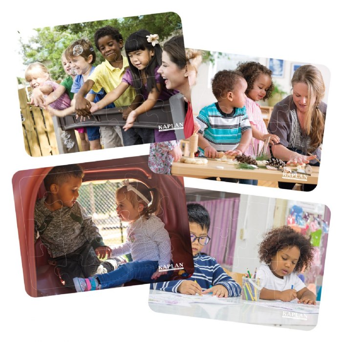 Primary Image of Friends Like Me Puzzles - Set of 4
