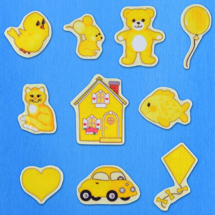 Alternate Image #1 of Color Bears & Other Stories Felt Set - 60 Pieces