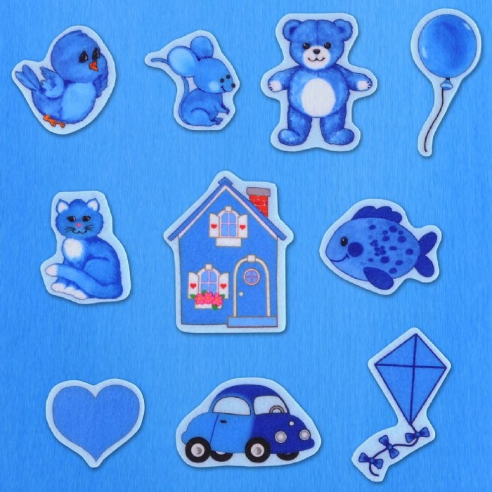 Alternate Image #1 of Color Bears & Other Stories Felt Set - 60 Pieces