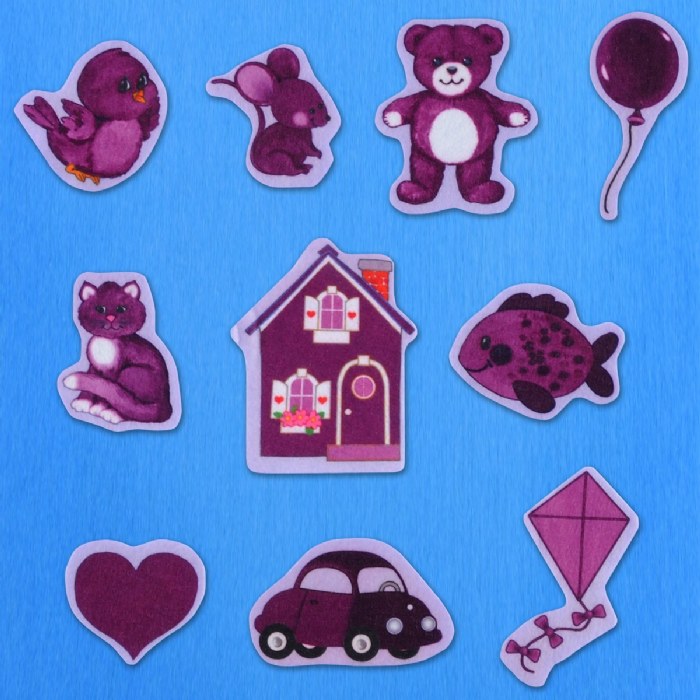 Alternate Image #1 of Color Bears & Other Stories Felt Set - 60 Pieces