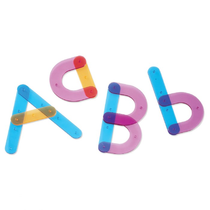 Primary Image of Letter Construction Activity Set - 60 Pieces