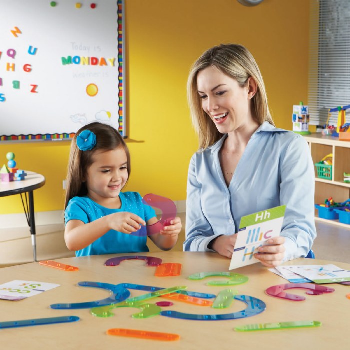 Alternate Image #1 of Letter Construction Activity Set - 60 Pieces