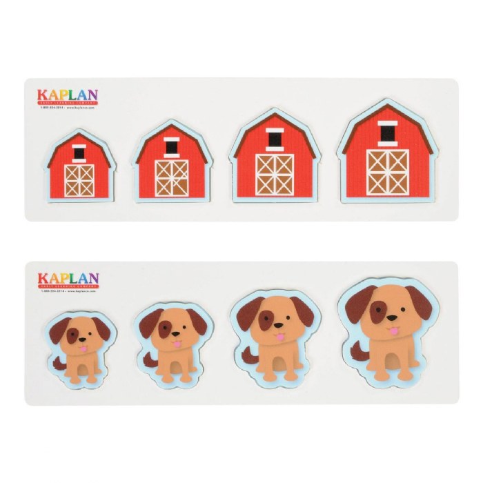 Alternate Image #1 of Size and Sequence Farm Puzzles - Set of 4