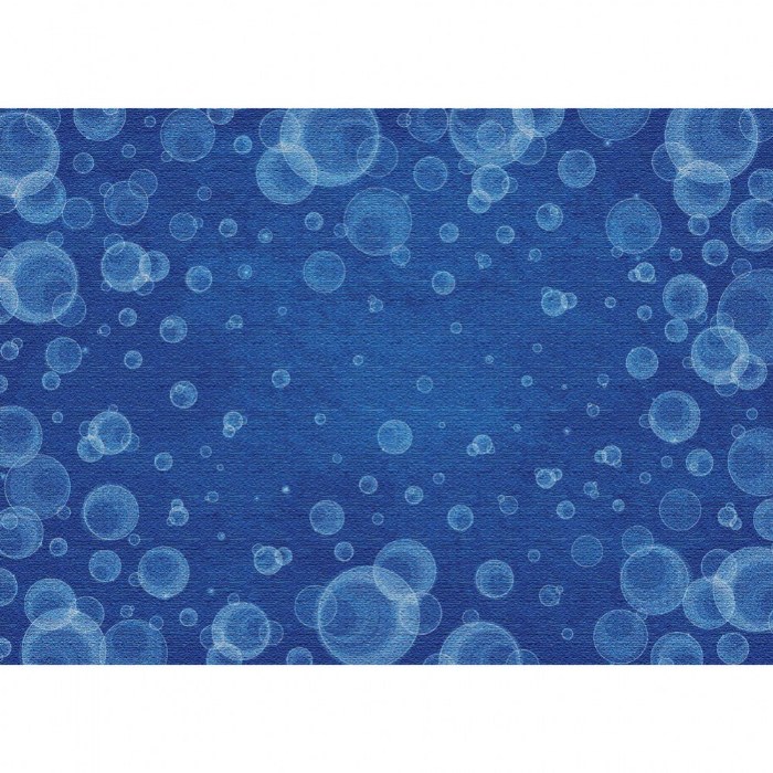 Primary Image of Cushy Tushy&trade; Bubbles Carpet - Blue - Rectangle