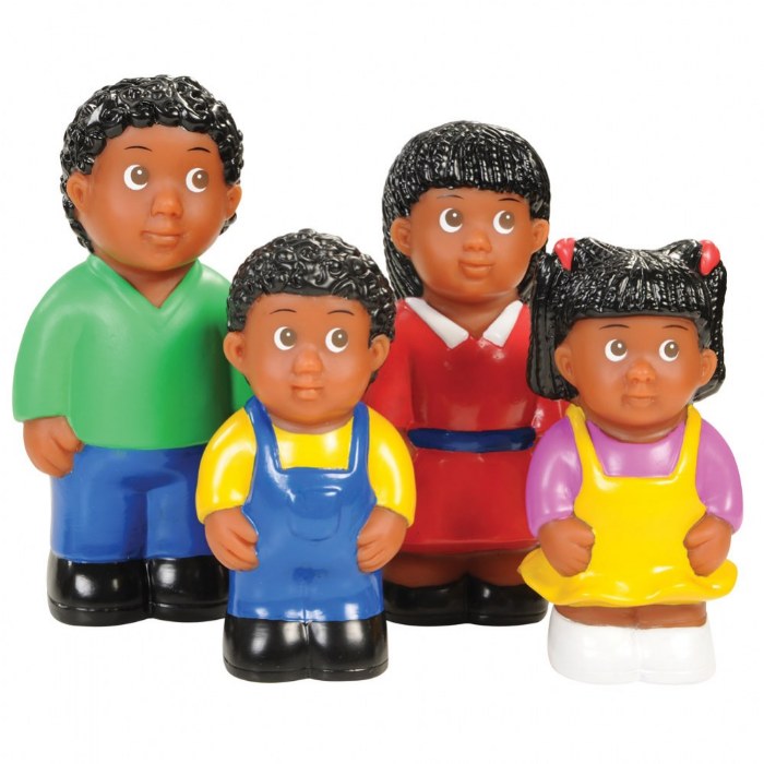 Primary Image of African American Family - 4 Pieces