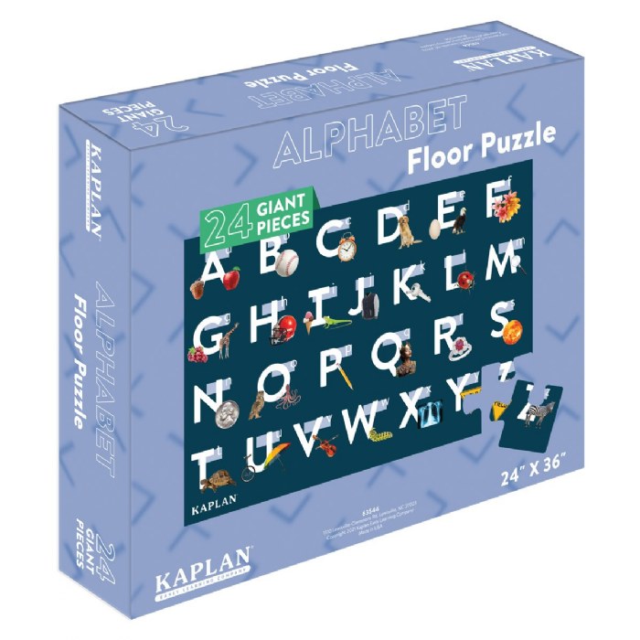 Alternate Image #1 of Alphabet Floor Puzzle - 24 Pieces