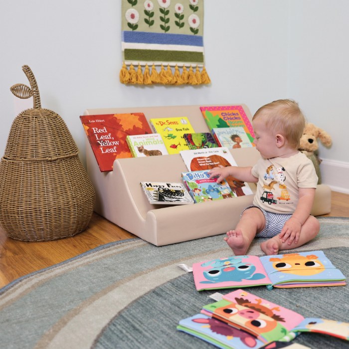 Alternate Image #1 of Soft and Cozy Book Display - Tan