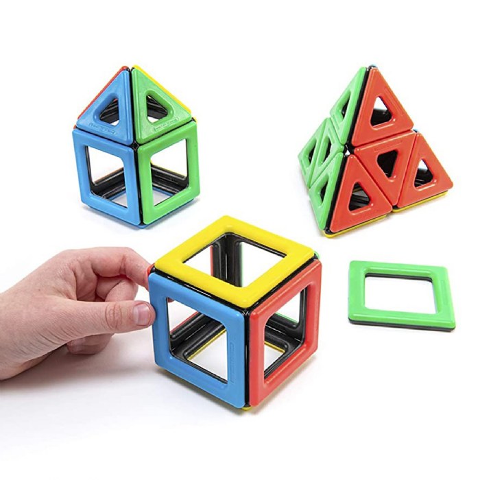 Alternate Image #1 of Magnetic Polydron Class Set - 96 Pieces