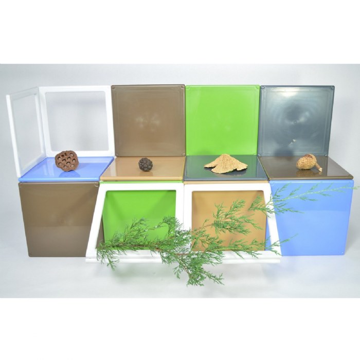 Alternate Image #1 of Earth Solids Magnetic Building Set - 19 Pieces