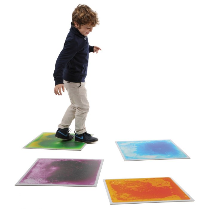 Alternate Image #1 of Kaplan Early Learning Liquid Tile Mat - Blue