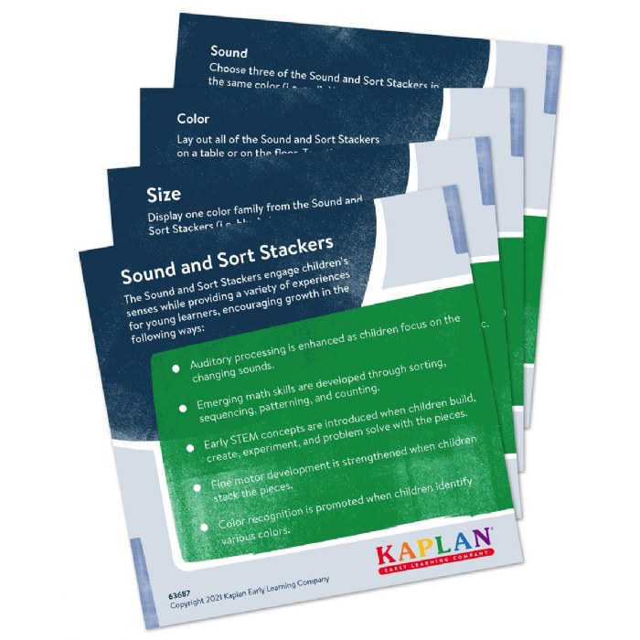 Alternate Image #1 of Sound and Sort Stackers - 18 Pieces