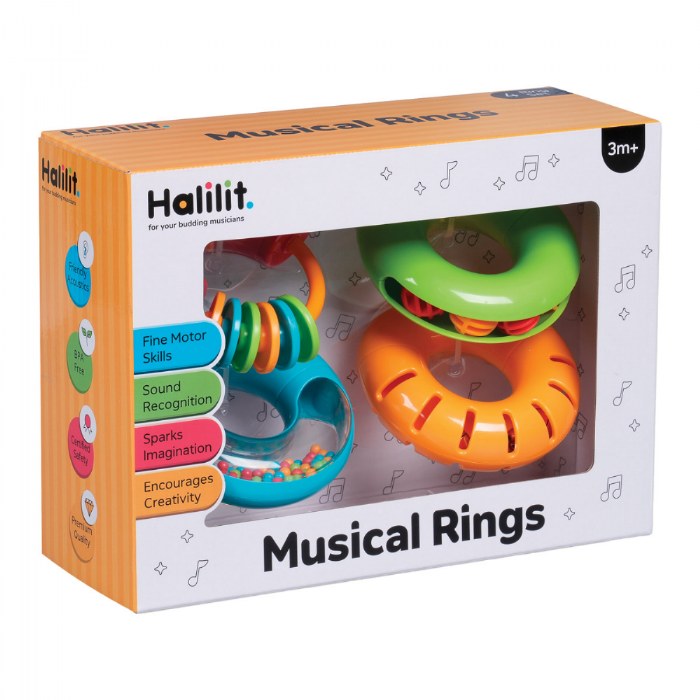 Alternate Image #1 of Musical Rings - Set of 4