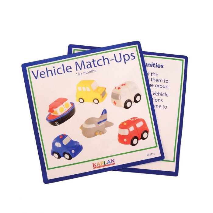 Alternate Image #1 of Toddler Vehicle Match-Ups - Set of 6