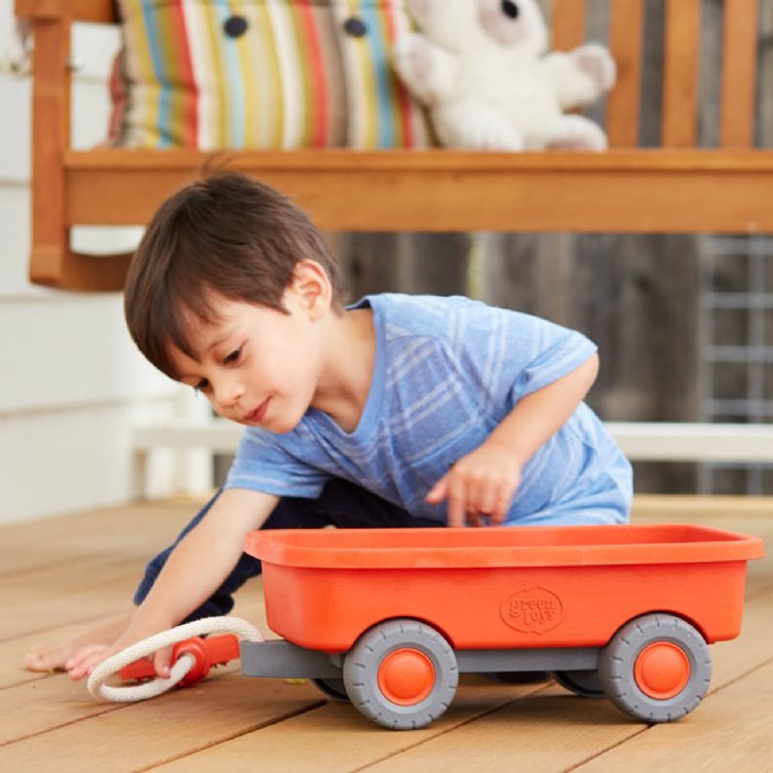 Alternate Image #1 of Eco-Friendly Orange Wagon