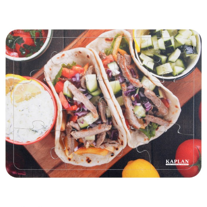 Alternate Image #1 of 12-Piece Cultural Food Puzzles with Real Images - Set of 6