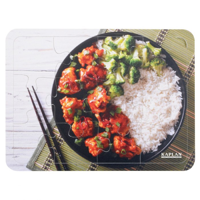 Alternate Image #1 of 12-Piece Cultural Food Puzzles with Real Images - Set of 6